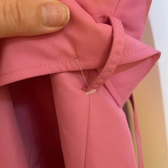 LAUREN Ralph Lauren Pink Belted Raincoat - Picture 4 of 8